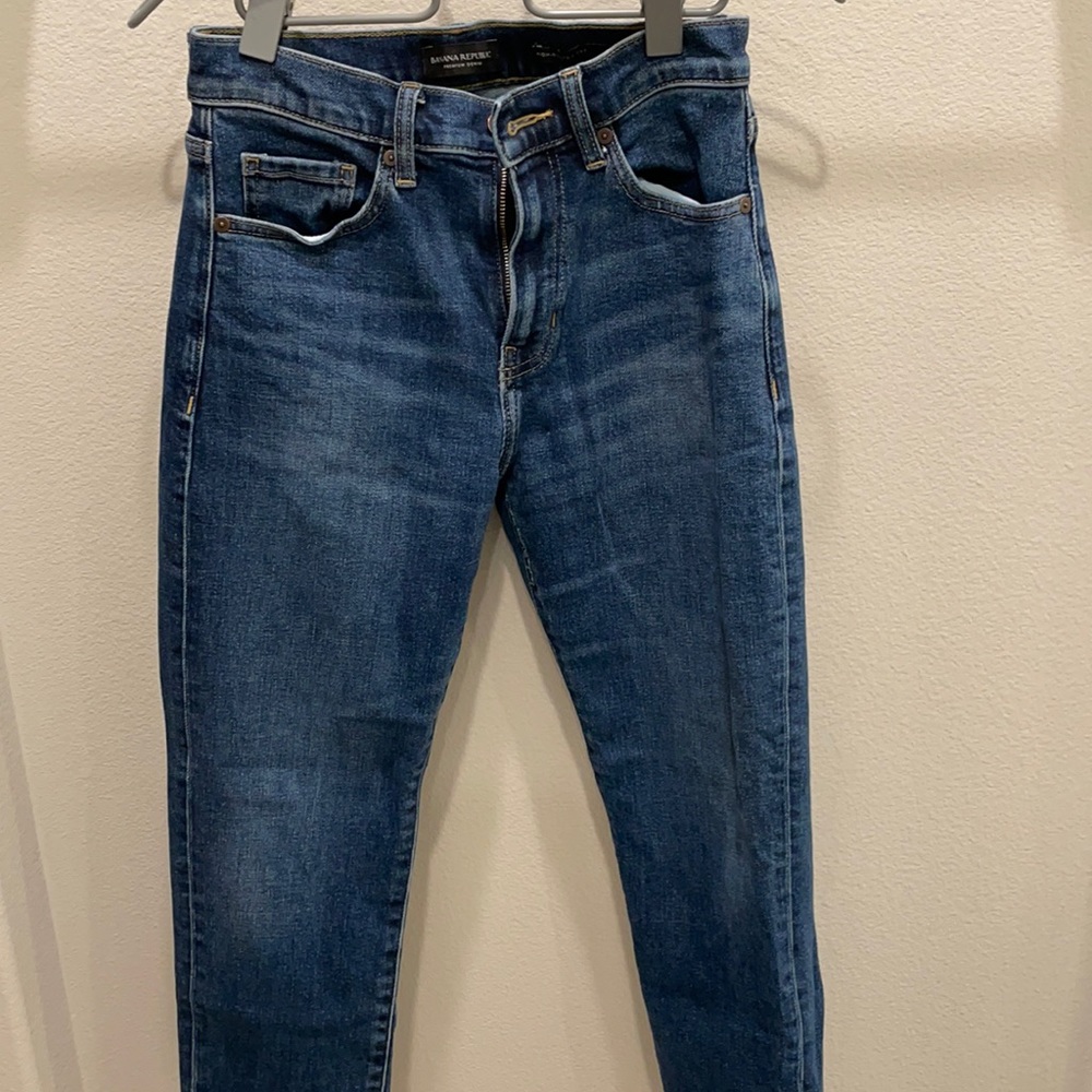 Straight leg jeans